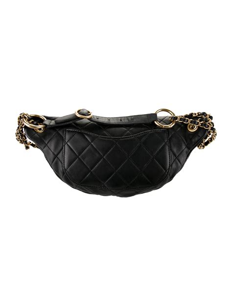 chanel all about chains waist bag|chanel waist bag price.